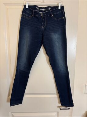 Express Dark Wash Skinny Jeans - Express